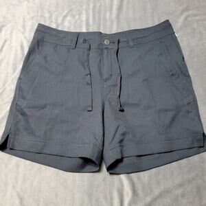 Magellan Outdoor Shorts Womens Size Medium Black Drawstring‎ Athletic Drawstring